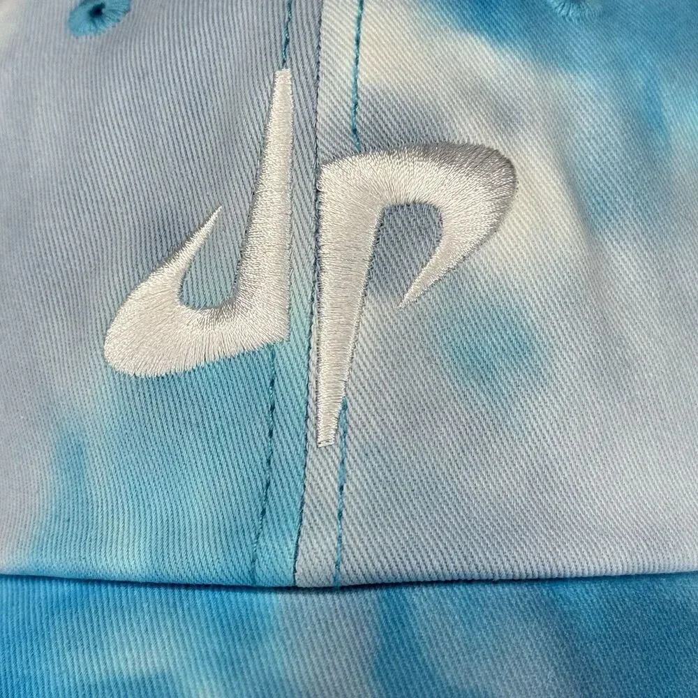 DUDE PERFECT Blue Tie Dye Adjustable Dad Hat Embroidered DP Adult Unisex YouTube
